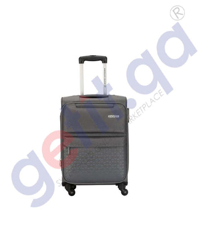 GETIT.QA | Buy American Tourister Bradford Soft Case Grey 55cm Doha Qatar