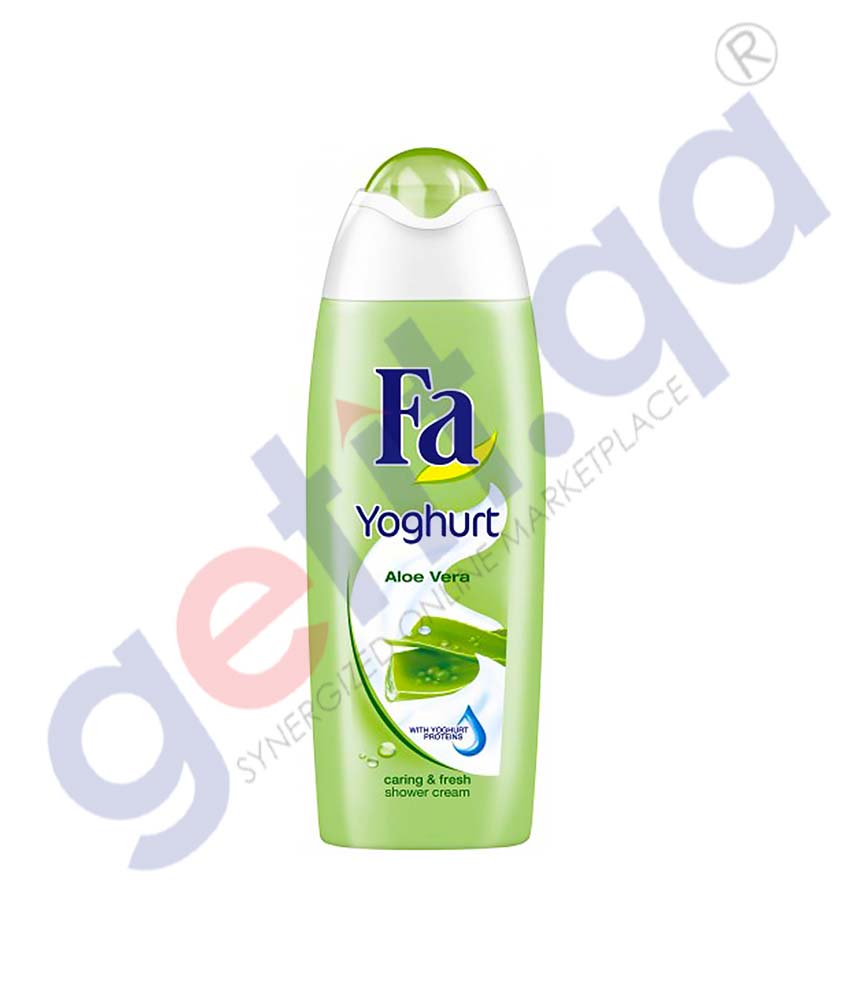 GETIT.QA | Buy Fa Shower Gel Yoghurt Aloe Vera 250ml Online Doha Qatar