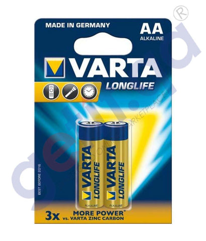 BUY Varta Battery Longlife AA Alkaline IN QATAR | HOME DELIVERY WITH COD ON ALL ORDERS ALL OVER QATAR FROM GETIT.QA