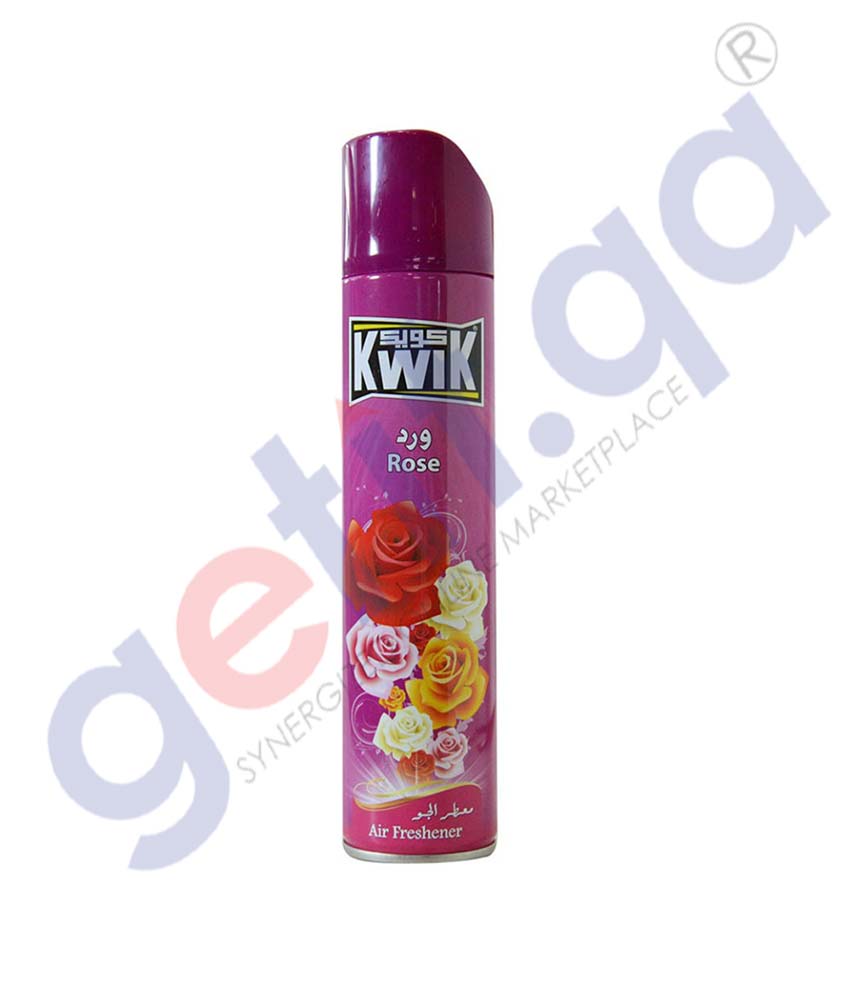 GETIT.QA | Buy Kwik Rose Air Freshener 300ml Price Online Doha Qatar