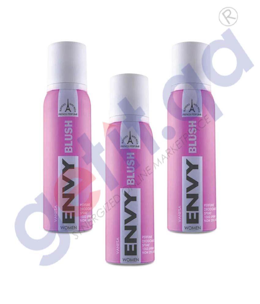 GETIT.QA | Shop Vanesa Envy Blush Deodorant Spray Women 120ml Doha Qatar
