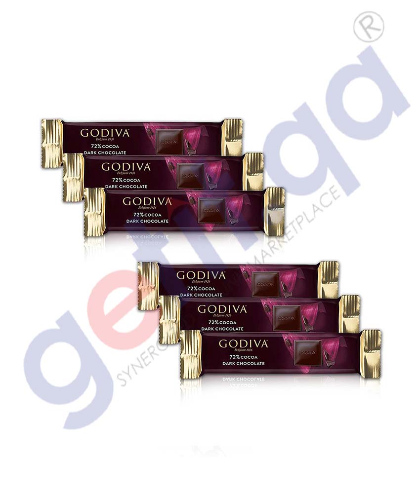 Godiva Pure Bar Dark Chocolate 32 Gm