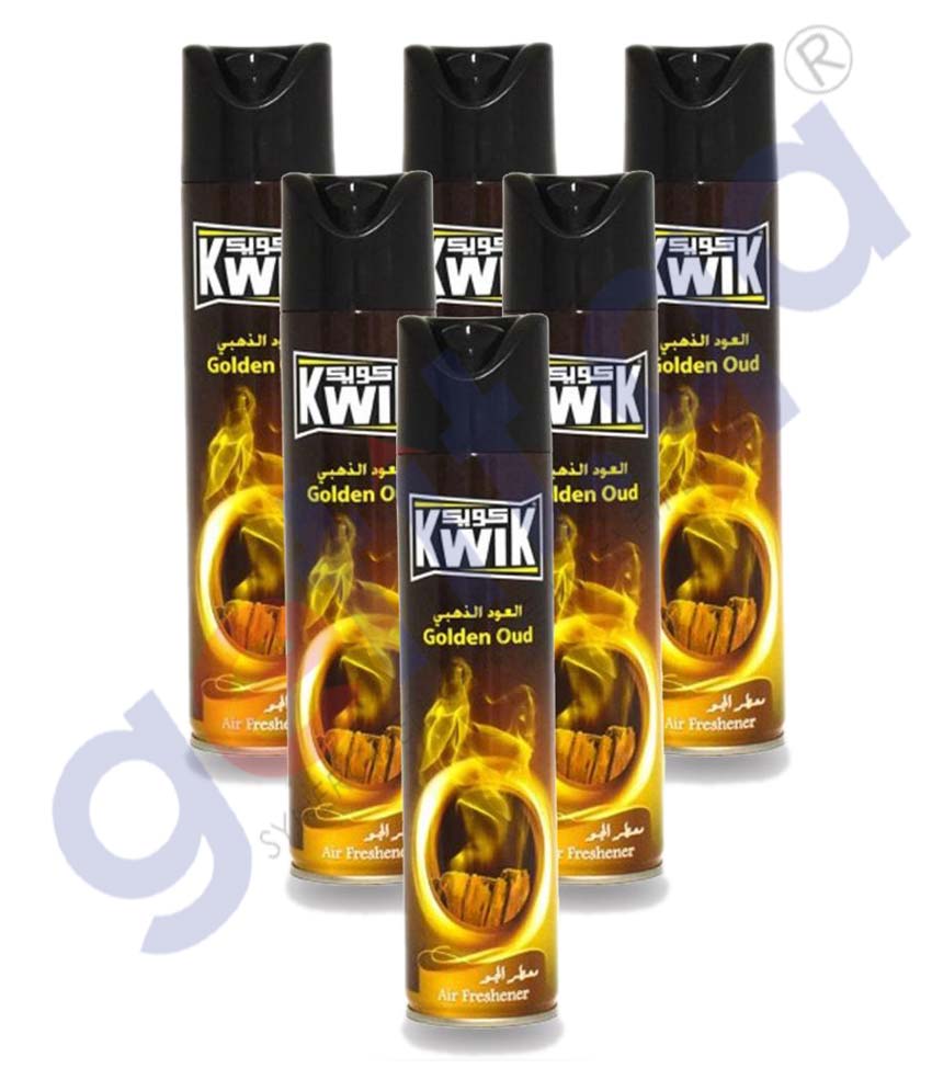 GETIT.QA Buy Kwik Golden Oud Air Freshener 300ml Online Doha Qatar