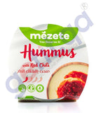 Mezete Hummus With Red Chili 215g Regular
