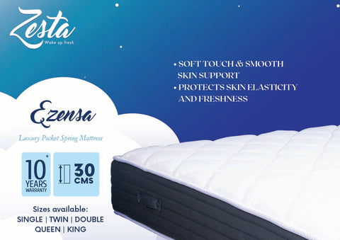 BUY Ezensa Pocket Spring Mattress IN QATAR | HOME DELIVERY WITH COD ON ALL ORDERS ALL OVER QATAR FROM GETIT.QA