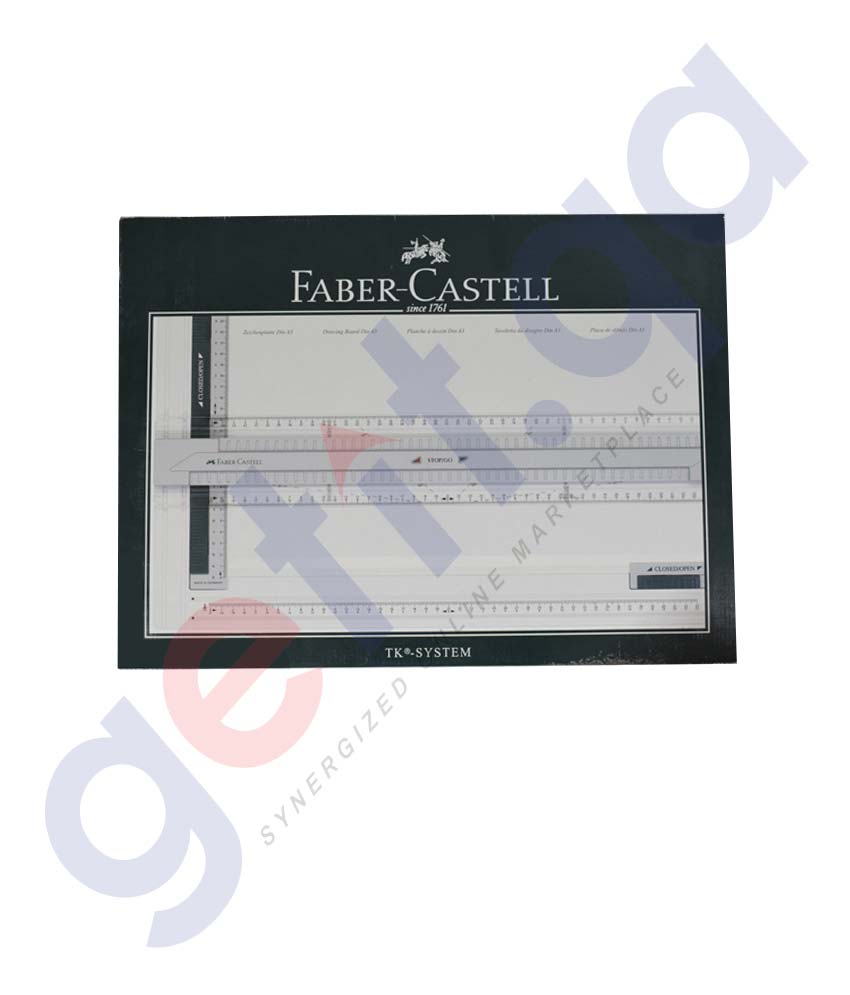 TK-System parallel ruler for drawing board DIN A3