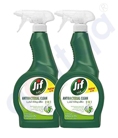 Buy Jif UF 500ml Antibacterial Clean Spray TP Doha Qatar