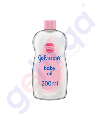 BUY JOHNSON'S BABY OIL 200 ML IN QATAR | HOME DELIVERY WITH COD ON ALL ORDERS ALL OVER QATAR FROM GETIT.QA