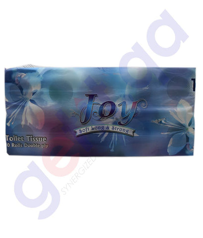 Buy Joy Toilet Roll 150s Embossed 2Ply 10pcs in Doha Qatar