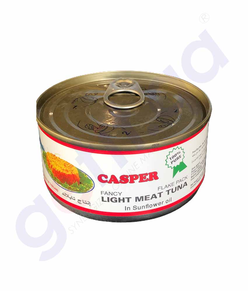 Buy Casper Light Meat Tuna Flakes 185gm Online Doha Qatar