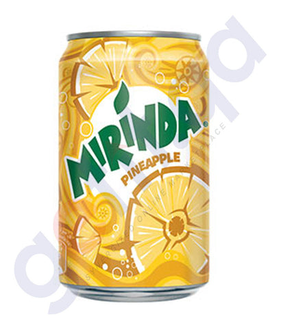 Buy Mirinda Pineapple Can 330ml Price Online in Doha Qatar