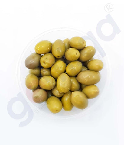Buy Olive Whole Green Hutesa 1kg Price Online in Doha Qatar