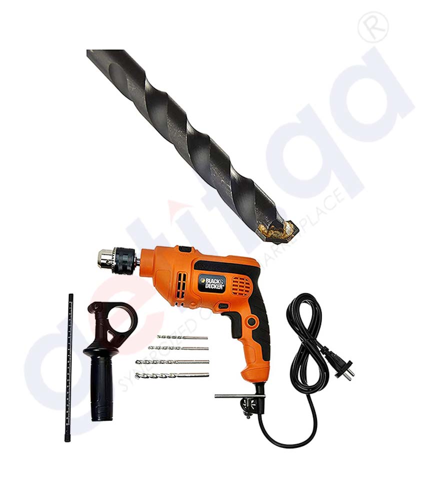 Buy Black Decker 550 W Plastic Reversible Hammer Drill Machine