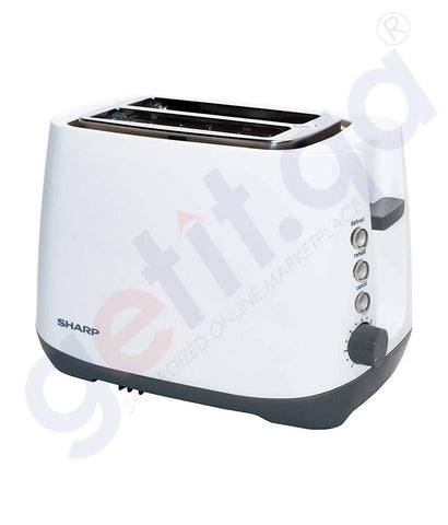BUY SHARP TOASTER 2 SLICE KZ-T11-W3 IN QATAR | HOME DELIVERY WITH COD ON ALL ORDERS ALL OVER QATAR FROM GETIT.QA