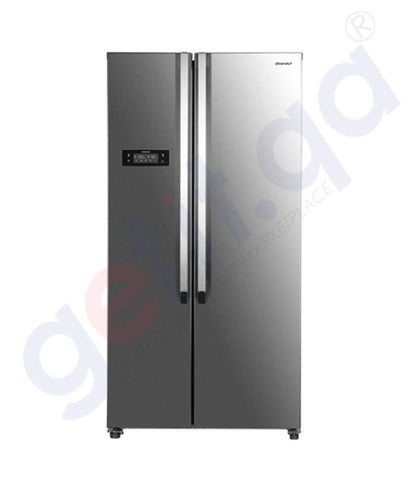 BUY SHARP 2-DOOR SIDE BY SIDE REFRIGERATOR - SJ-X635-HS3 IN QATAR | HOME DELIVERY WITH COD ON ALL ORDERS ALL OVER QATAR FROM GETIT.QA
