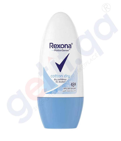 Buy Rexona Cotton Dry Anti-Perspirant 50ml Doha Qatar