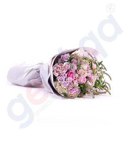 Buy Premiere En Pastel Hand Bouquet Price Online Doha Qatar