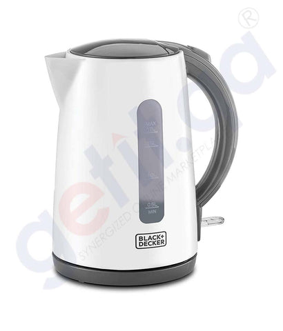 BUY BLACK & DECKER 1.7L PLASTIC KETTLE JC70-B5 IN QATAR | HOME DELIVERY WITH COD ON ALL ORDERS ALL OVER QATAR FROM GETIT.QA