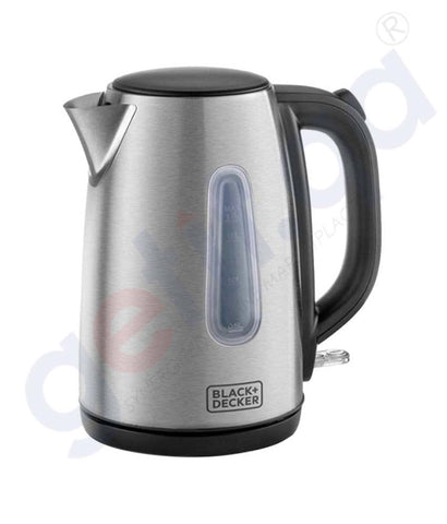 BUY BLACK & DECKER 1.7L KETTLE STAINLESS STEEL JC450-B5 IN QATAR | HOME DELIVERY WITH COD ON ALL ORDERS ALL OVER QATAR FROM GETIT.QA