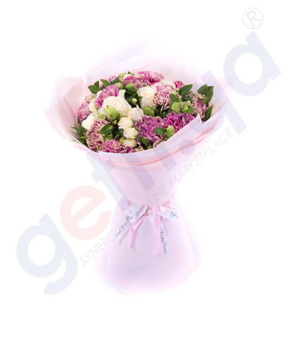 Buy Premiere en Rose Hand Bouquet Price Online Doha Qatar