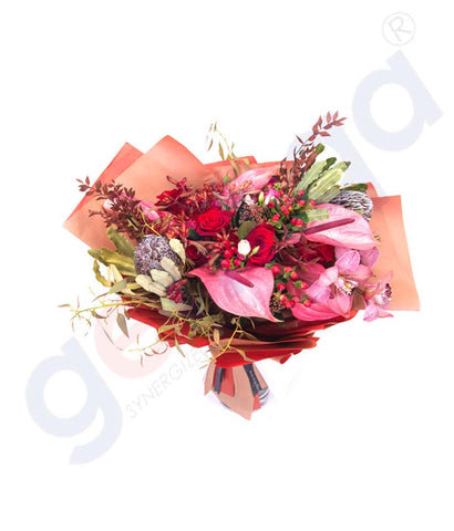 Buy Insigne du Afrique Hand Bouquet Price Online Doha Qatar