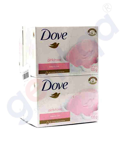Buy Dove Bar 135g 4pcs 10% Off Pink Online in Doha Qatar