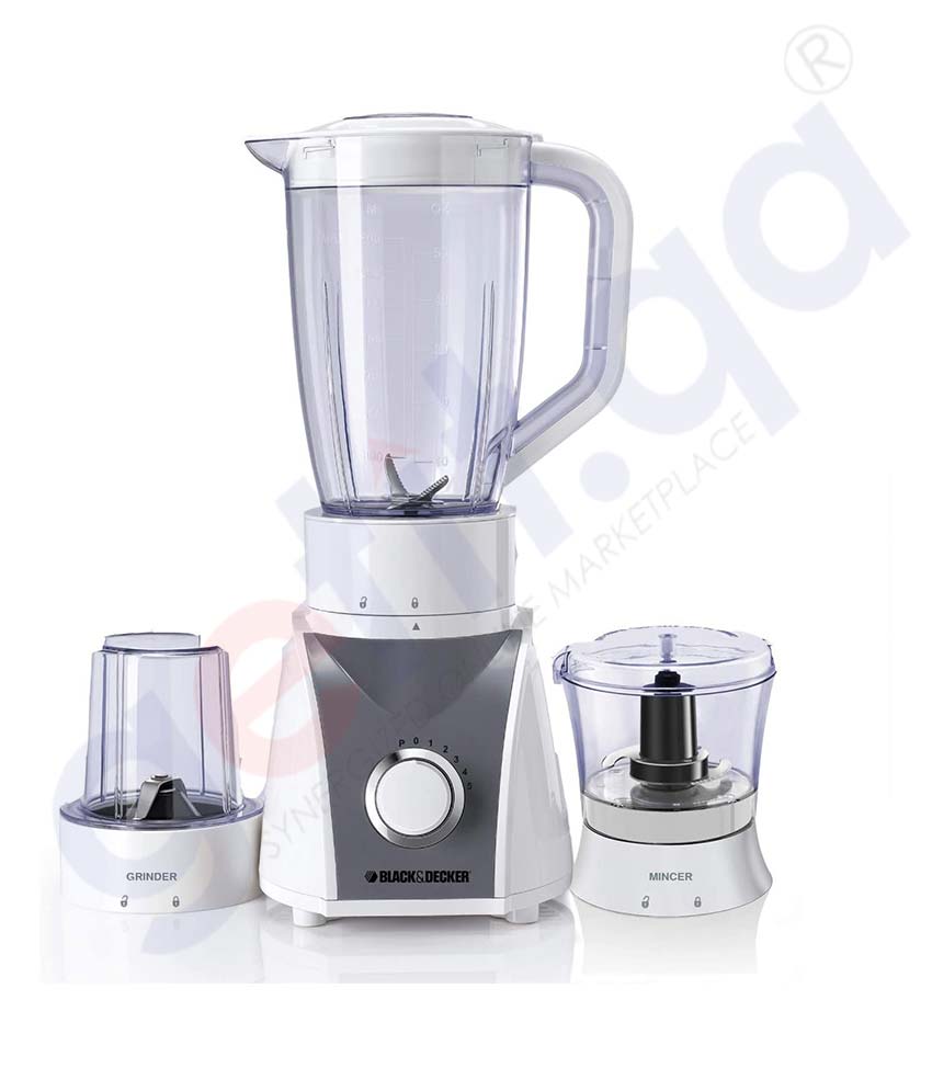 Buy Black+Decker 500 W Juicer Blender with Mincer & Grinder