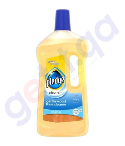 BUY PLEDGE GENTLE WOOD FLOOR CLEANER ORIGINAL 750ML IN QATAR | HOME DELIVERY WITH COD ON ALL ORDERS ALL OVER QATAR FROM GETIT.QA