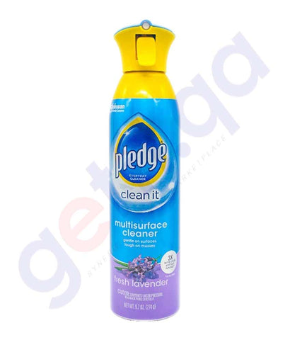 BUY PLEDGE MULTI-SURFACE CLEANER FRESH LAVENDER 274G IN QATAR | HOME DELIVERY WITH COD ON ALL ORDERS ALL OVER QATAR FROM GETIT.QA