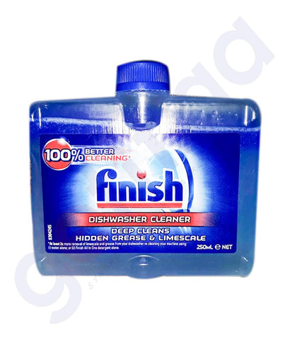 BUY FINISH 250ML DISHWASHER MACHINE CLEANER IN QATAR | HOME DELIVERY WITH COD ON ALL ORDERS ALL OVER QATAR FROM GETIT.QA