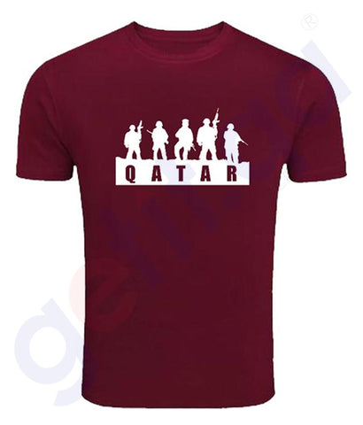 Buy Qatar National Day T-Shirt - Army Online in Doha Qatar