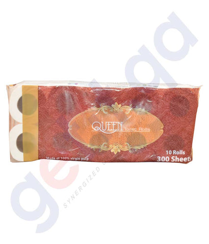 Buy Best Priced Queen Toilet Roll 300 Sheets in Doha Qatar