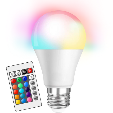 BUY RGB LED BULB WITH REMOTE IN QATAR | HOME DELIVERY WITH COD ON ALL ORDERS ALL OVER QATAR FROM GETIT.QA