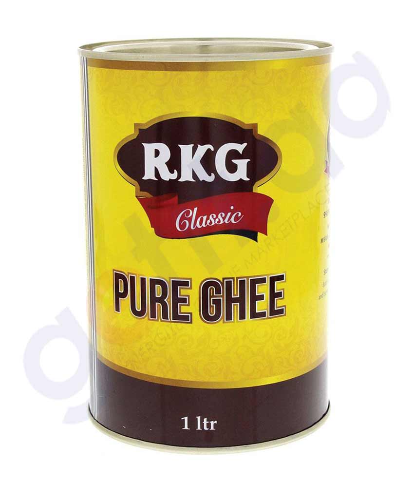 BUY RKG PURE GHEE - TIN 1KG IN QATAR | HOME DELIVERY WITH COD ON ALL ORDERS ALL OVER QATAR FROM GETIT.QA