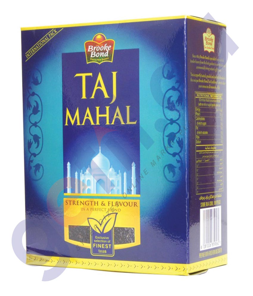 BUY BEST PRICED BROOKE BOND TAJ MAHAL TEA POWDER 400GM ONLINE IN QATAR