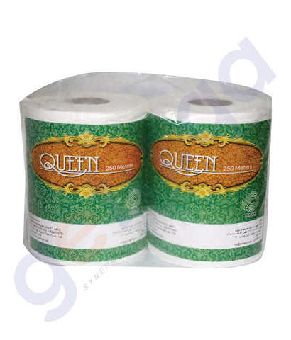 Buy Best Priced Queen Maxi Roll Twin Pack 2x250 Mtrs in Doha Qatar