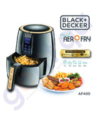 BUY BLACK & DECKER HEALTH AIR FRYER AEROFRY 4 LITRE - AF400 IN QATAR | HOME DELIVERY WITH COD ON ALL ORDERS ALL OVER QATAR FROM GETIT.QA