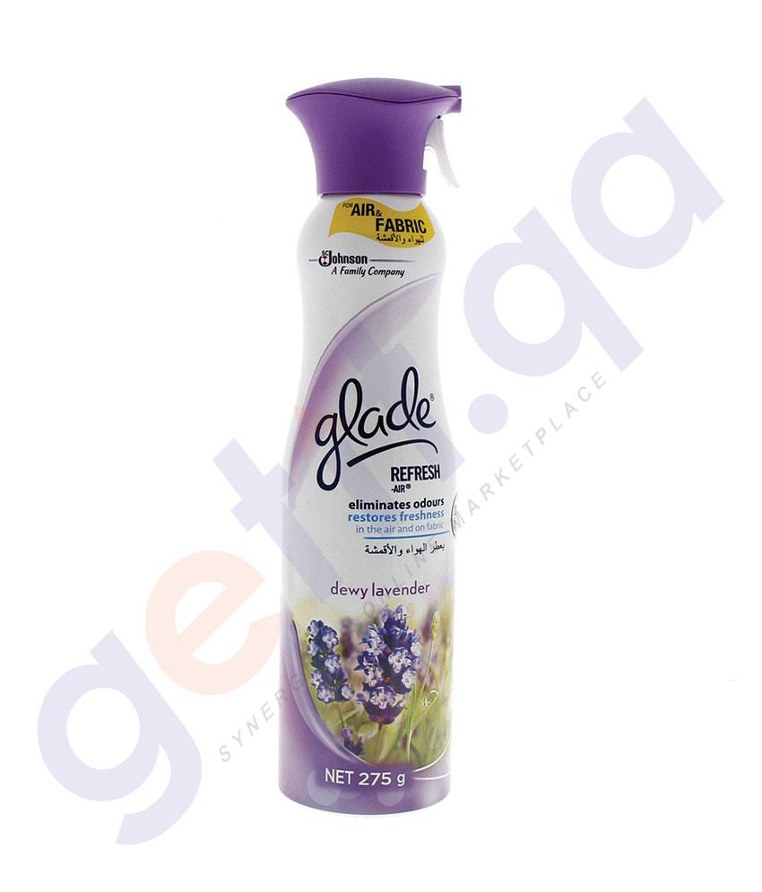 Buy Glade 275g Dewy Lavender Refresh Air in Doha Qatar