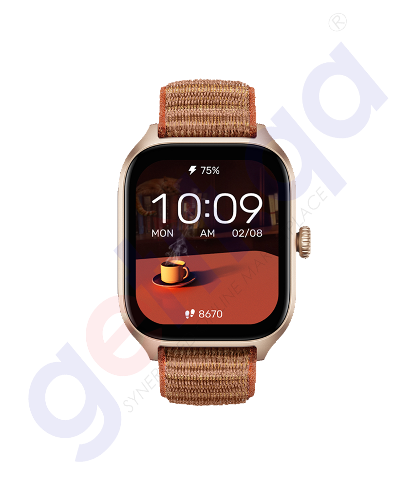 Amazfit GTS 4 Smartwatch, Golden