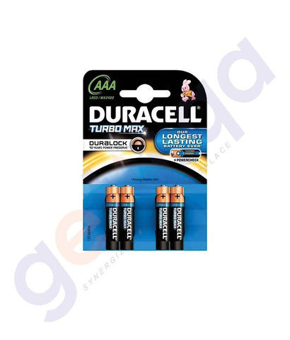 BATTERIES - DURACELL TURBO MAX AAA BATTERY
