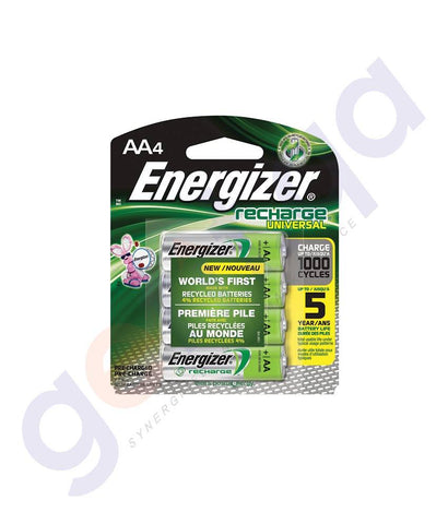 BATTERIES - ENERGIZER RECHARGEABLE AA BATTERY - NH15BP4