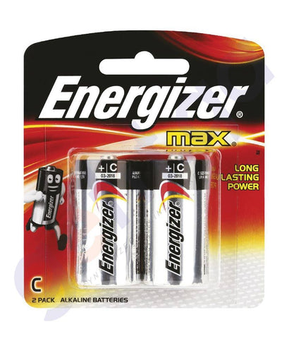 Battery - ENERGIZER BATTERY MAX C SIZE ( 2 PER SET )
