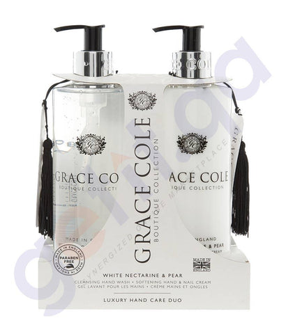 BODY LOTION - GRACE COLE  NECTARINE BLOSSOM & GRAPEFRUIT HAND CARE DUO