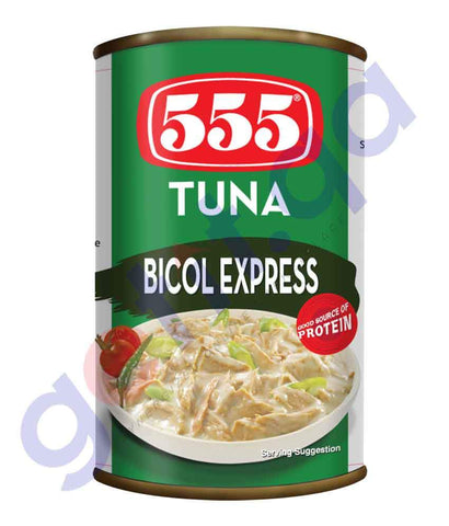 CANNED FISH - 555 TUNA - BICOL EXPRESS  - 155GM