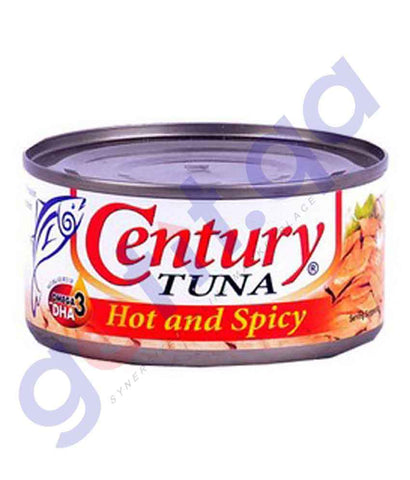 BUY CENTURY TUNA FLAKES HOT AND SPICY 180GM IN QATAR | HOME DELIVERY WITH COD ON ALL ORDERS ALL OVER QATAR FROM GETIT.QA
