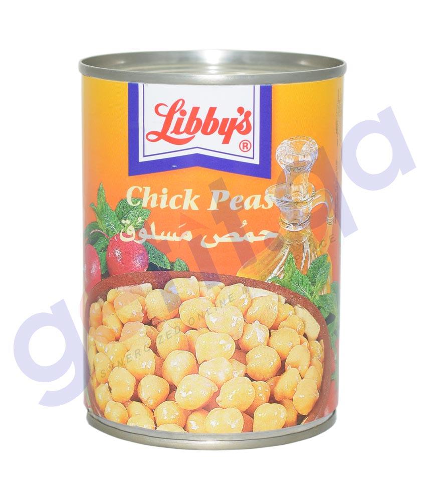 BUY LIBBYS CHICKPEAS IN GRINE GLASS- 540GM IN QATAR | HOME DELIVERY WITH COD ON ALL ORDERS ALL OVER QATAR FROM GETIT.QA
