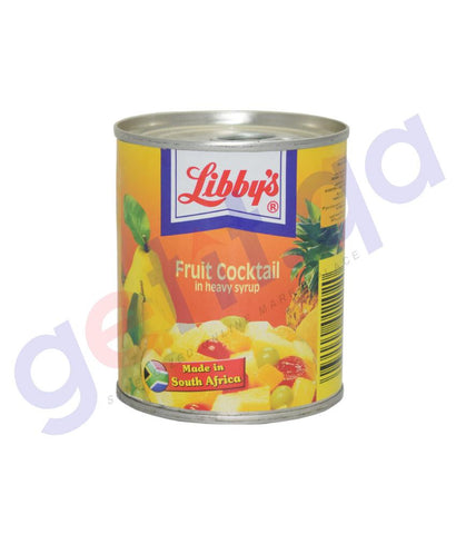 CANNED FOODS - LIBBYS FRUIT COCKTAIL IN HEAVY SYRUP - 220GM