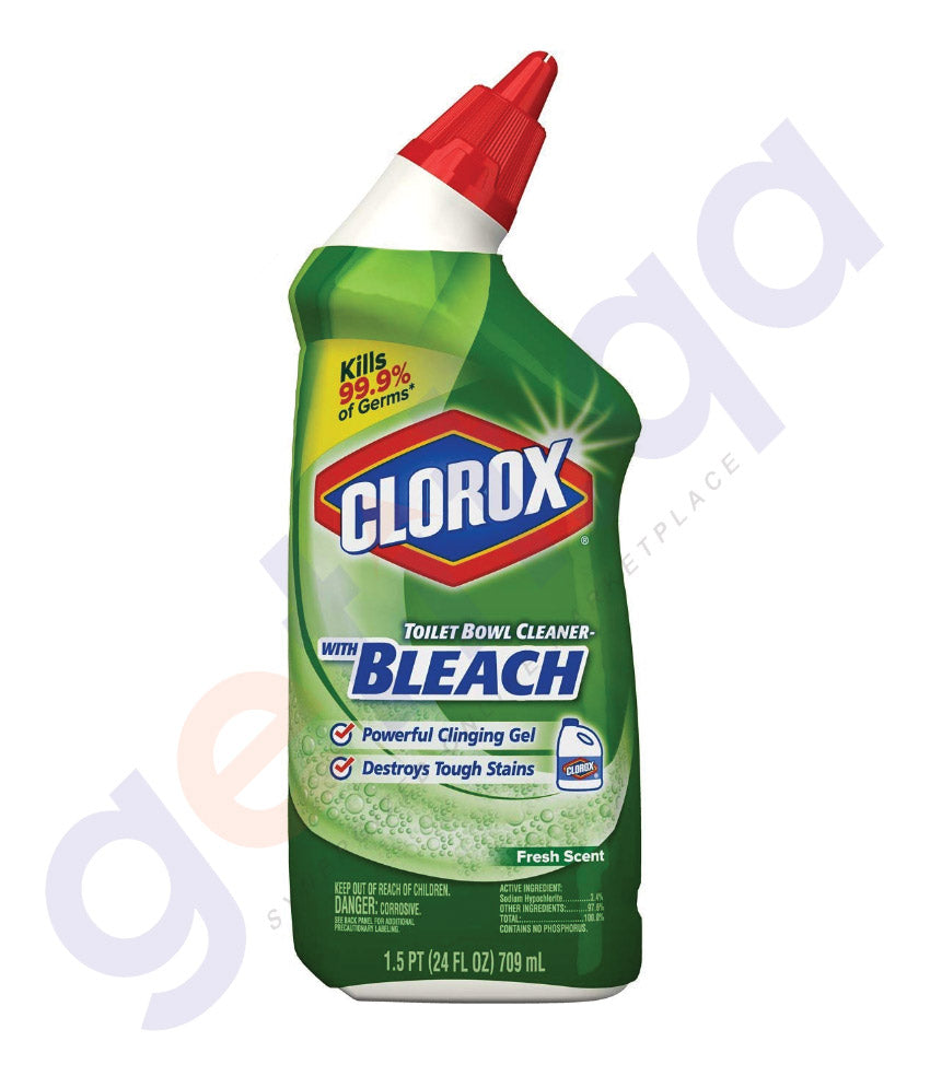 Buy Clorox 709ml Toilet Bowl Cleaner with Bleach in Doha Qatar