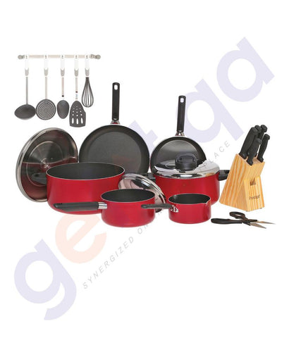 BUY PRESTIGE CLASSIQUE 22 PC COOKING SET - 20965 IN QATAR | HOME DELIVERY WITH COD ON ALL ORDERS ALL OVER QATAR FROM GETIT.QA