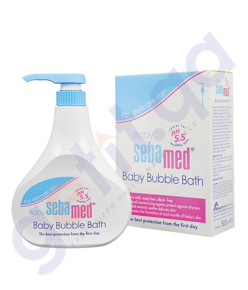 BUY SEBAMED BABY BUBBLE BATH 500ML IN QATAR | HOME DELIVERY WITH COD ON ALL ORDERS ALL OVER QATAR FROM GETIT.QA
